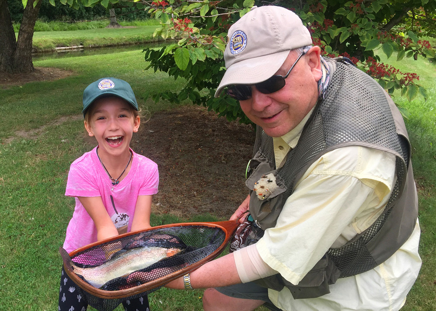 Madeleine's 1st Trout RSTC sized 7-6-16